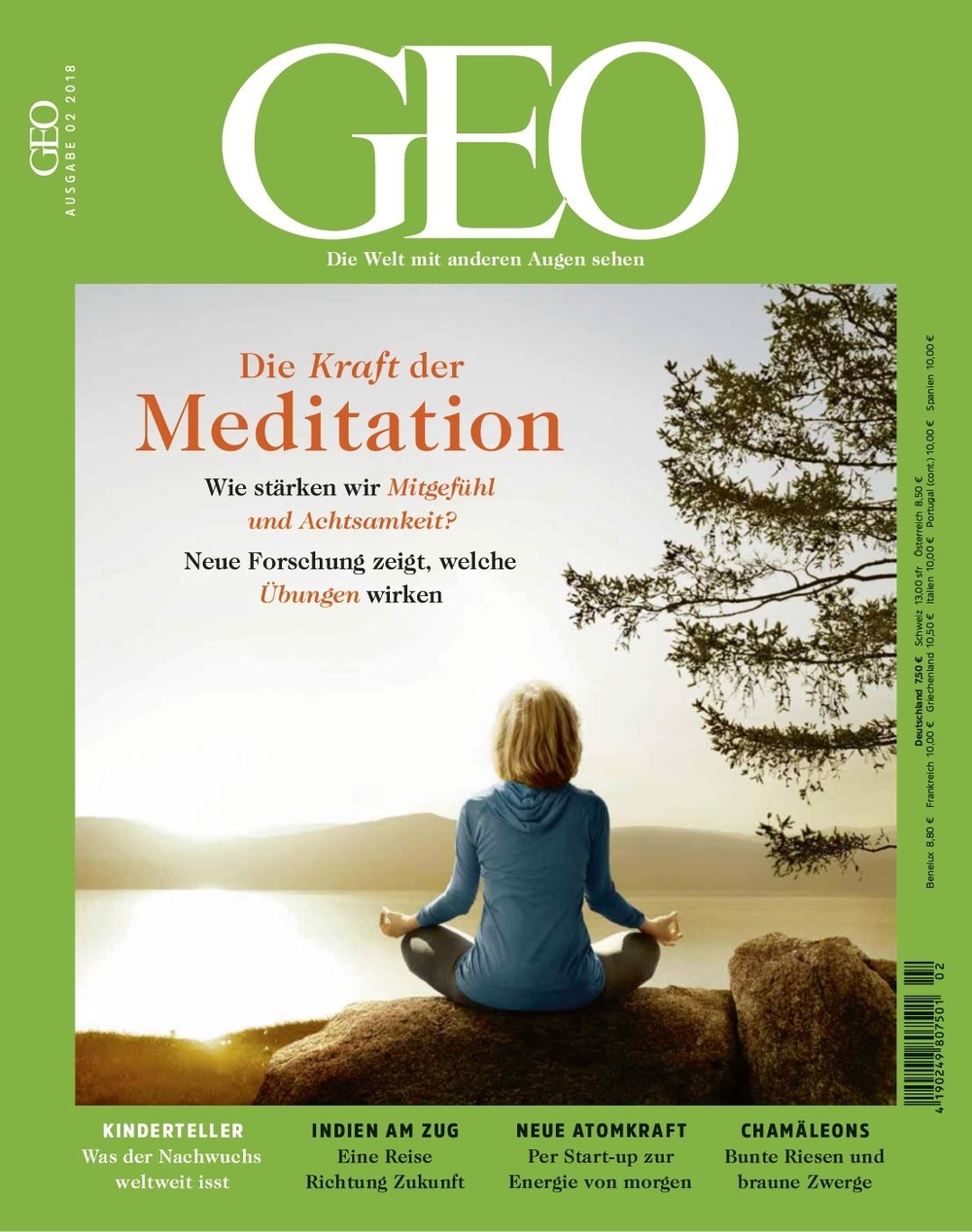 Geo Nr 02 18 Die Kraft Der Meditation Geo